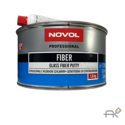 Шпатлёвка NOVOL FIBER со стекловолокном 1.8 кг РП